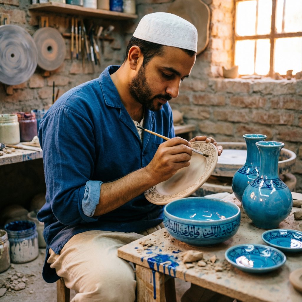 إكسسوارات مطرزة يدوية
